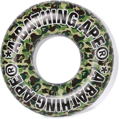 Pre-owned Bape Abc Beach Floating Tube In Green