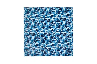 Pre-owned Bape Abc Blanket In Blue