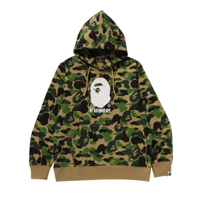 Pre-owned Bape Abc Camo By Bathing Ape Pullover Hoodie 'green' | Men's Size L