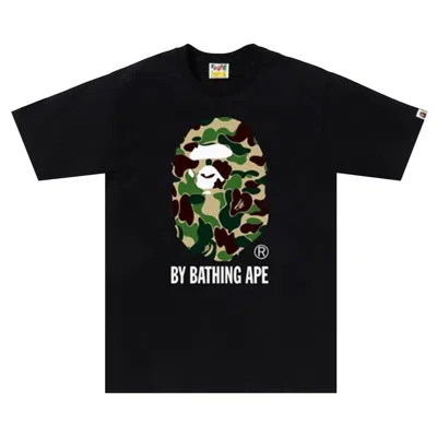 Pre-owned Bape Abc Camo By Bathing Ape Tee 'black Green' | Men's Size Xl