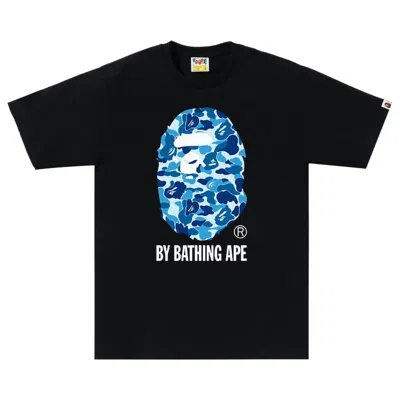 Pre-owned Bape Abc Camo By Bathing Ape Tee 'black/blue'