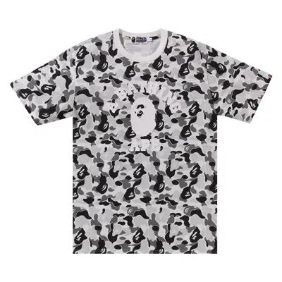 Pre-owned Bape Abc Camo College T-shirt 'grey'