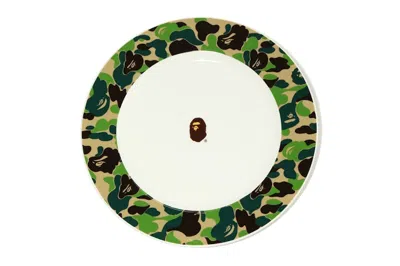 Pre-owned Bape Abc Camo Dishes In Green
