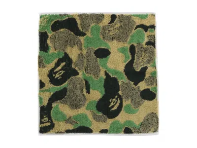 Pre-owned Bape Abc Camo Hand Towel In Green