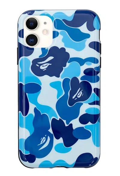 Pre-owned Bape Abc Camo Iphone 11 Case In Blue