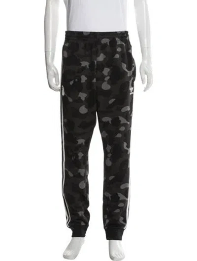 Pre-owned Bape Abc Camo Joggers In Grey