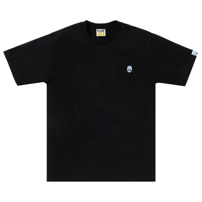 Pre-owned Bape Abc Camo One Point Tee 'black/blue' | Men's Size L
