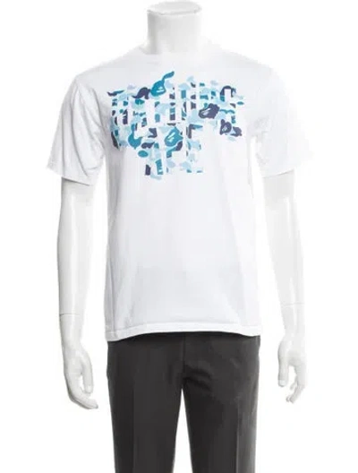 Pre-owned Bape Abc Camo Rebuild Nyc Graphic Print T-shirt In White