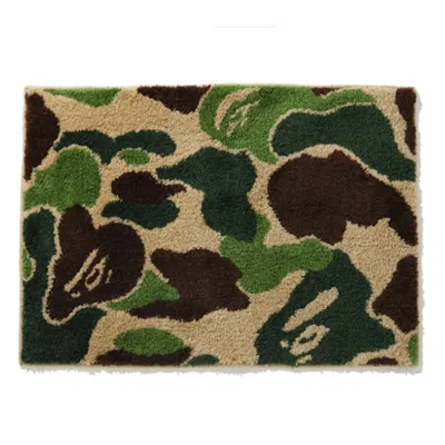 Pre-owned Bape Abc Camo Rug Mat In Green
