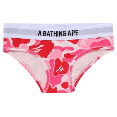 Pre-owned Bape Abc Camo Shorts 'pink' | Women's Size L