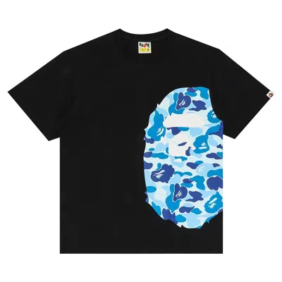 Pre-owned Bape Abc Camo Side Big Ape Head Tee 'black'