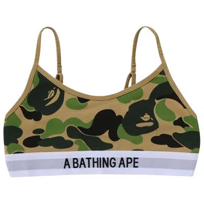 Pre-owned Bape Abc Camo Sport Bra 'green' | Women's Size L