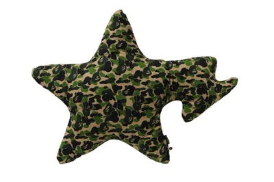 Pre-owned Bape Abc Camo Sta Big Cushion In Green