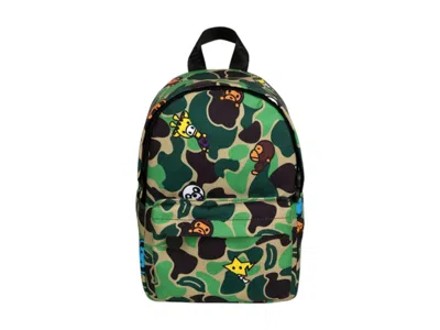 Pre-owned Bape Abc Milo All Friends Mini Backpack (ss25) In Green