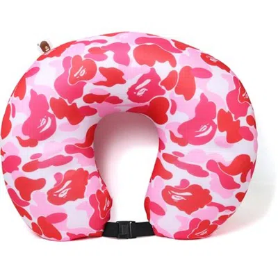 Pre-owned Bape Abc Neck Pillow Pillow In Pink