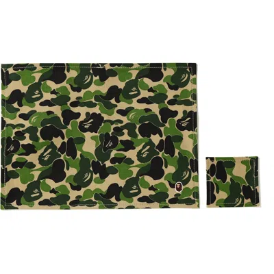 Pre-owned Bape Abc Placemat And Coaster In Green