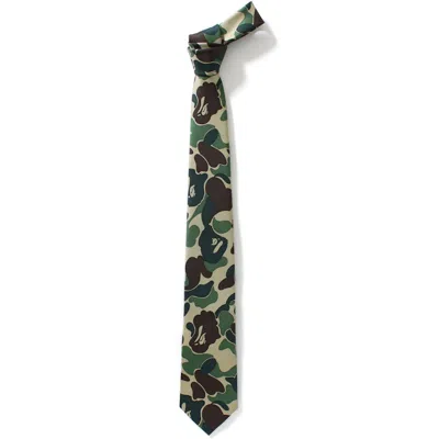 Pre-owned Bape Abc Tie In Green