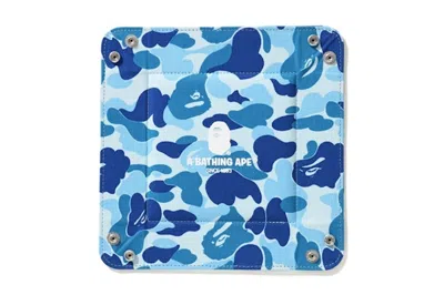 Pre-owned Bape Abc Tray In Blue Camo