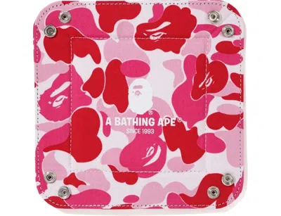 Pre-owned Bape Abc Tray In Camo Pink