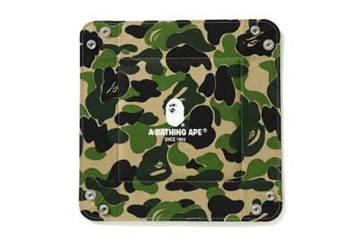 Pre-owned Bape Abc Tray In Green Camo