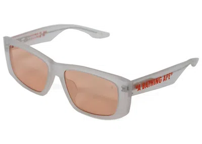 Pre-owned Bape Acetate 6 Sunglasses (fw21) In Orange