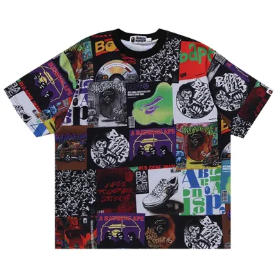 Pre-owned Bape Album Monogram Tee 'multicolor' In Multi-color