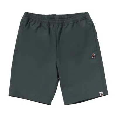 Pre-owned Bape Ape Head Beach Shorts 'grey' | Men's Size M In Gray