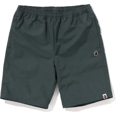 Bape Ape Head Beach Shorts Mens In Green