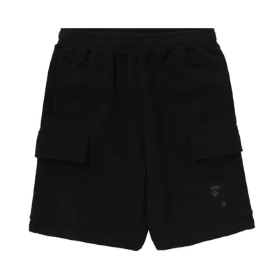 Pre-owned Bape Ape Head Cargo Sweat Shorts 'black'