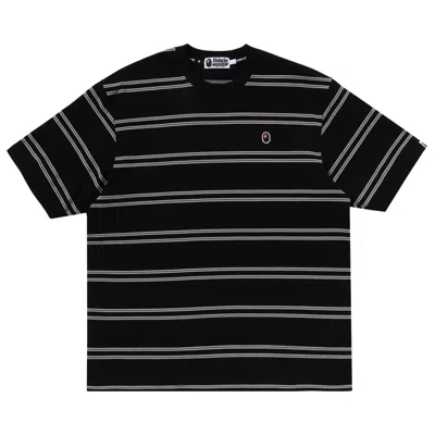 Pre-owned Bape Ape Head One Point Hoop Relaxed Fit Tee 'black'