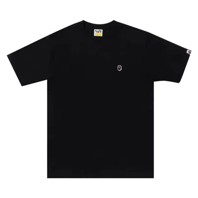 Pre-owned Bape Ape Head One Point Tee 'black'