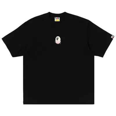 Pre-owned Bape Ape Head Relaxed Fit Tee 'black' | Men's Size L