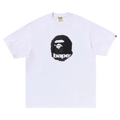 Pre-owned Bape Ape Head Relaxed Fit Tee 'white' | Men's Size Xl