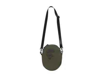 Pre-owned Bape Ape Head Shoulder Bag (ss25) In Green