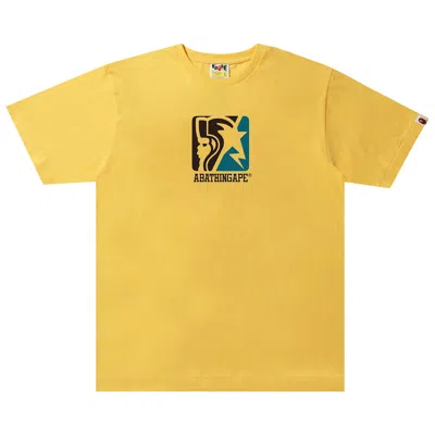 Pre-owned Bape Archive Graphic #13 Tee 'yellow' | Men's Size Xxl