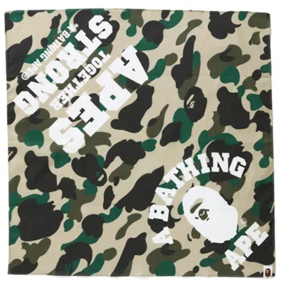 Pre-owned Bape Ats Bandana In Yellow