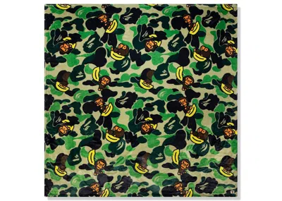 Pre-owned Bape Baby Milo Blanket In Green