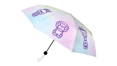 Pre-owned Bape Baby Milo Foldable Umbrella In Pink