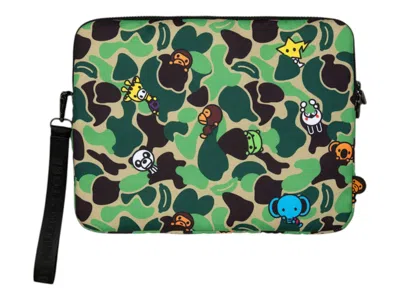 Pre-owned Bape Baby Milo Laptop Bag In Emerald In Green