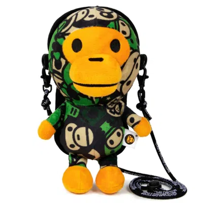 Pre-owned Bape Baby Milo Plush Mobile Bag In Green