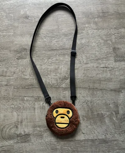 Pre-owned Bape Baby Milo Shoulderbag Aw2022 In Brown