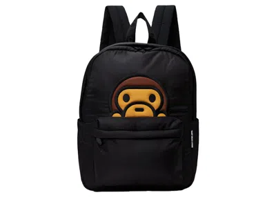 Pre-owned Bape Baby Milo Soft Backpack In Black