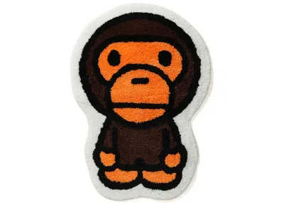 Pre-owned Bape Baby Milo Standing Rug In Brown