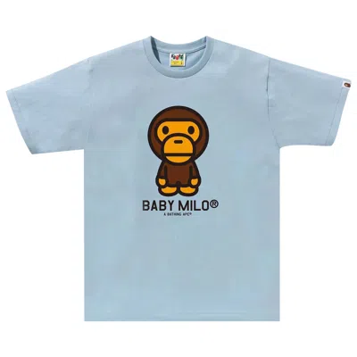 Pre-owned Bape Baby Milo Tee 'sax' In Blue