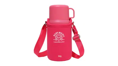 Pre-owned Bape Baby Milo Water Bottle In Pink