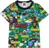 Bape Baby Multicolor Baby Milo Game Pattern T-shirt In Mul-multi
