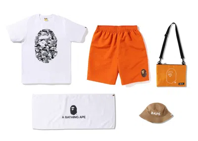 Pre-owned Bape Bag 2022 Beach Japan Exclusive Pack (mens) In Grey Camo