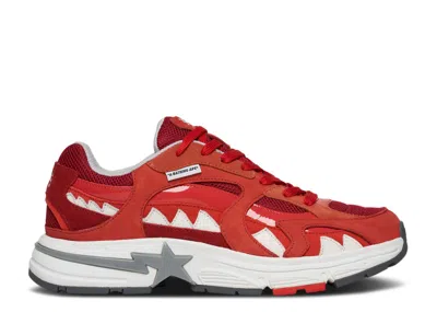 Bape Shark Sta M1 'country Pack - Korea' In Red