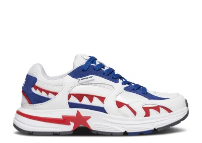 Bape Shark Sta M1 'country Pack - United Kingdom' In White