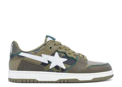 Bape Sk8 Sta #4 M1 'olive Drab' In Green